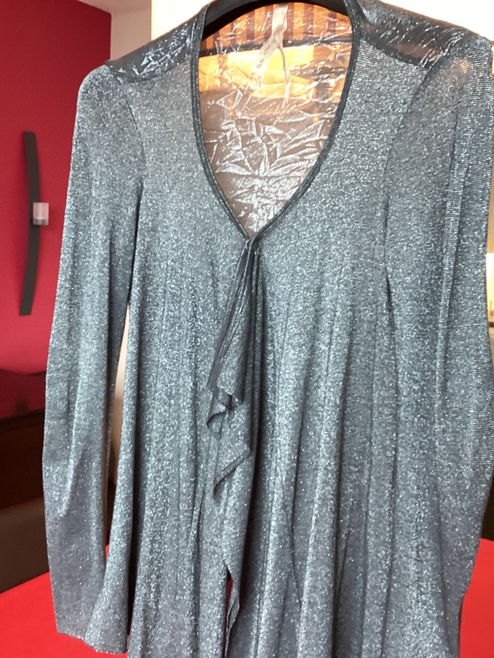 Sparkly evening coverup